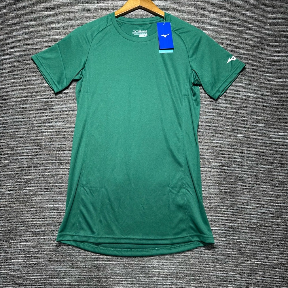 Mizuno Performance T Shirt Jersey Women’s XS Green